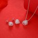 Wholesale Trendy Silver Round Jewelry Set TGSPJS067 0 small