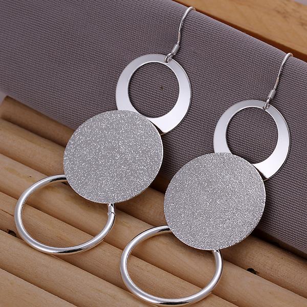 Wholesale Romantic Silver Round Jewelry Set TGSPJS310 0