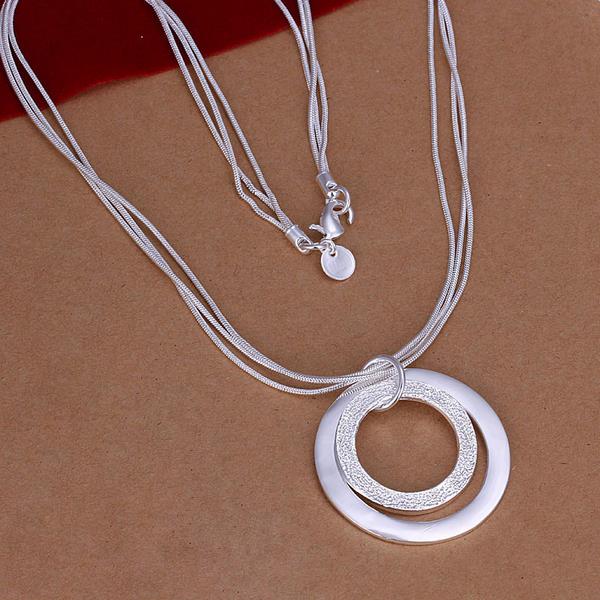 Wholesale Romantic Silver Round Jewelry Set TGSPJS310 1