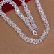 Wholesale Trendy Silver Round Jewelry Set TGSPJS325 1 small