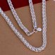 Wholesale Trendy Silver Round Jewelry Set TGSPJS357 1 small