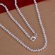Wholesale Trendy Silver Ball Jewelry Set TGSPJS361 1 small