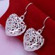Wholesale Trendy Silver Heart Jewelry Set TGSPJS487 1 small