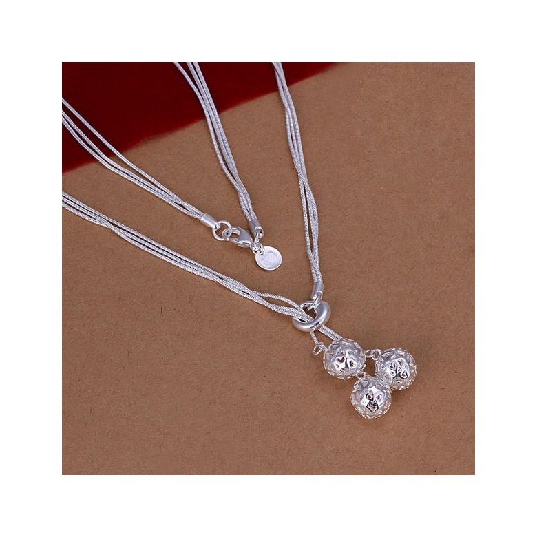 Wholesale Trendy Silver Ball Jewelry Set TGSPJS496 0