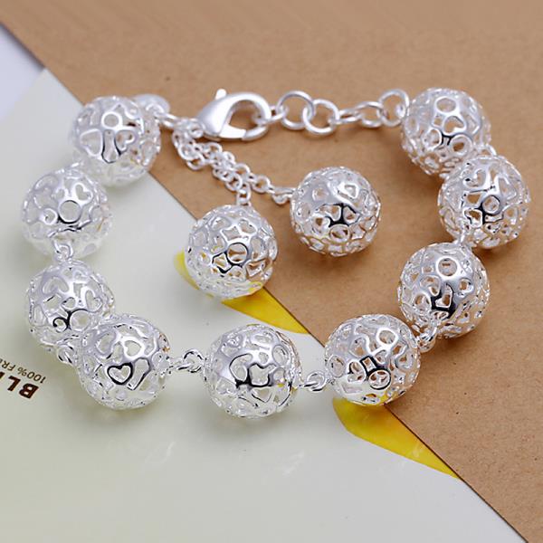 Wholesale Trendy Silver Ball Jewelry Set TGSPJS496 1