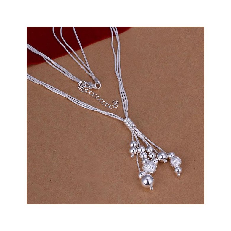 Wholesale Trendy Silver Ball Jewelry Set TGSPJS516 0