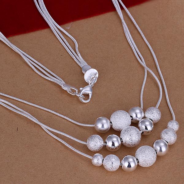 Wholesale Classic Silver Round Jewelry Set TGSPJS521 0