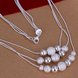 Wholesale Classic Silver Round Jewelry Set TGSPJS521 0 small