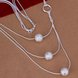 Wholesale Trendy Silver Ball Jewelry Set TGSPJS526 0 small