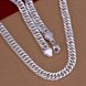 Wholesale Classic Silver Round Jewelry Set TGSPJS566 1 small