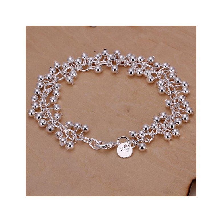 Wholesale Classic Silver Ball Jewelry Set TGSPJS597 1