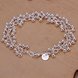 Wholesale Classic Silver Ball Jewelry Set TGSPJS597 1 small