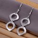 Wholesale Trendy Silver Round Jewelry Set TGSPJS613 1 small