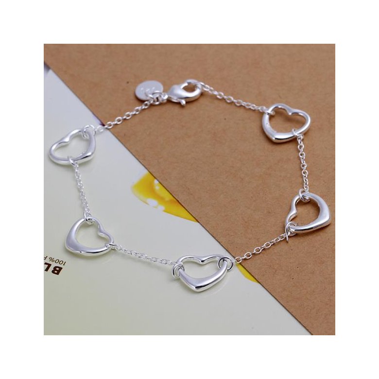 Wholesale Romantic Silver Heart Jewelry Set TGSPJS655 1