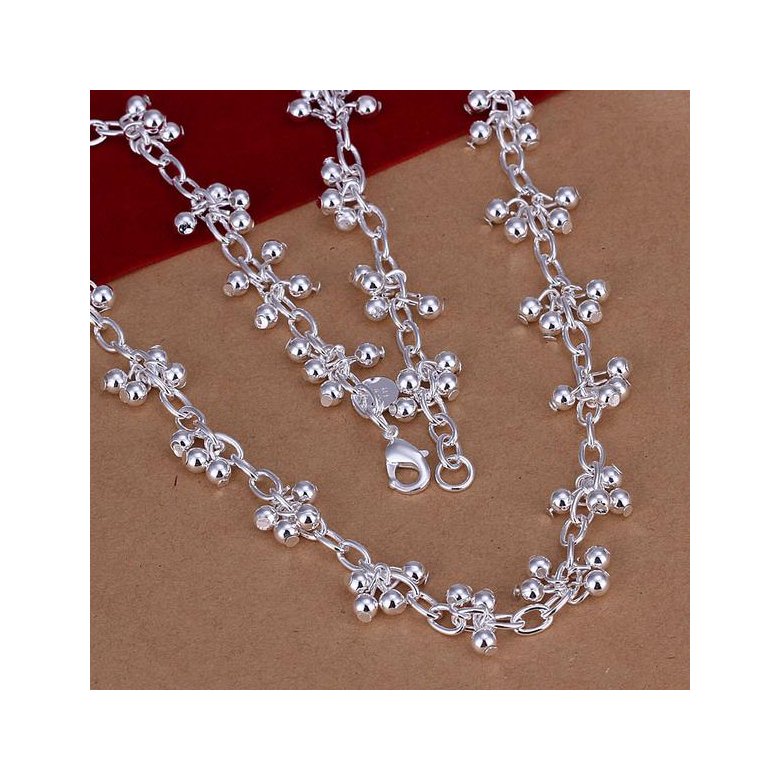 Wholesale Trendy Silver Round Jewelry Set TGSPJS696 0