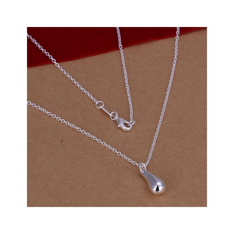 Wholesale Trendy Silver Water Drop Jewelry Set TGSPJS722 0