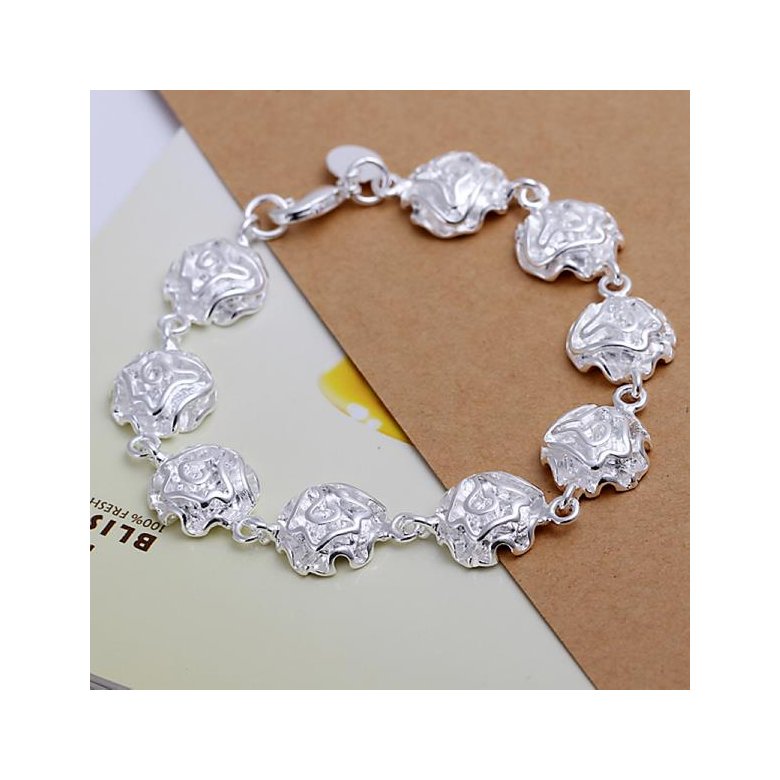 Wholesale Romantic Silver Plant Jewelry Set TGSPJS023 4