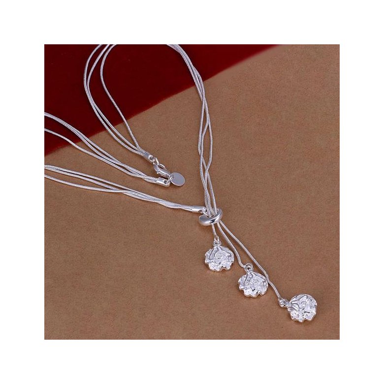 Wholesale Trendy Silver Plant Jewelry Set TGSPJS064 3