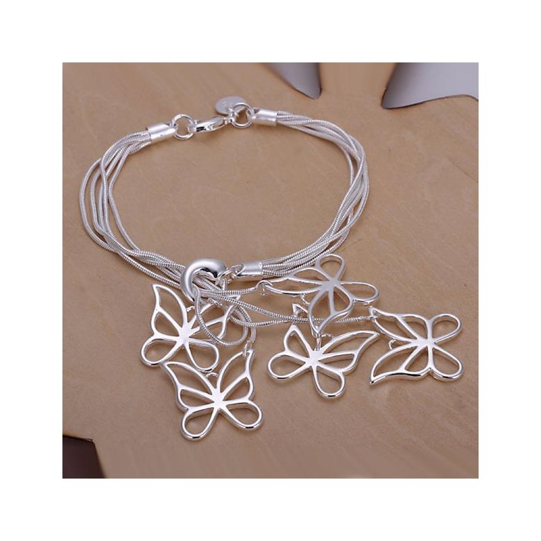 Wholesale Classic Silver Insect Jewelry Set TGSPJS099 0