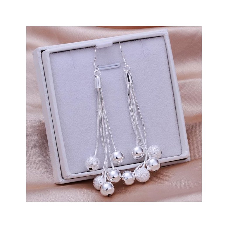Wholesale Trendy Silver Ball Jewelry Set TGSPJS140 0