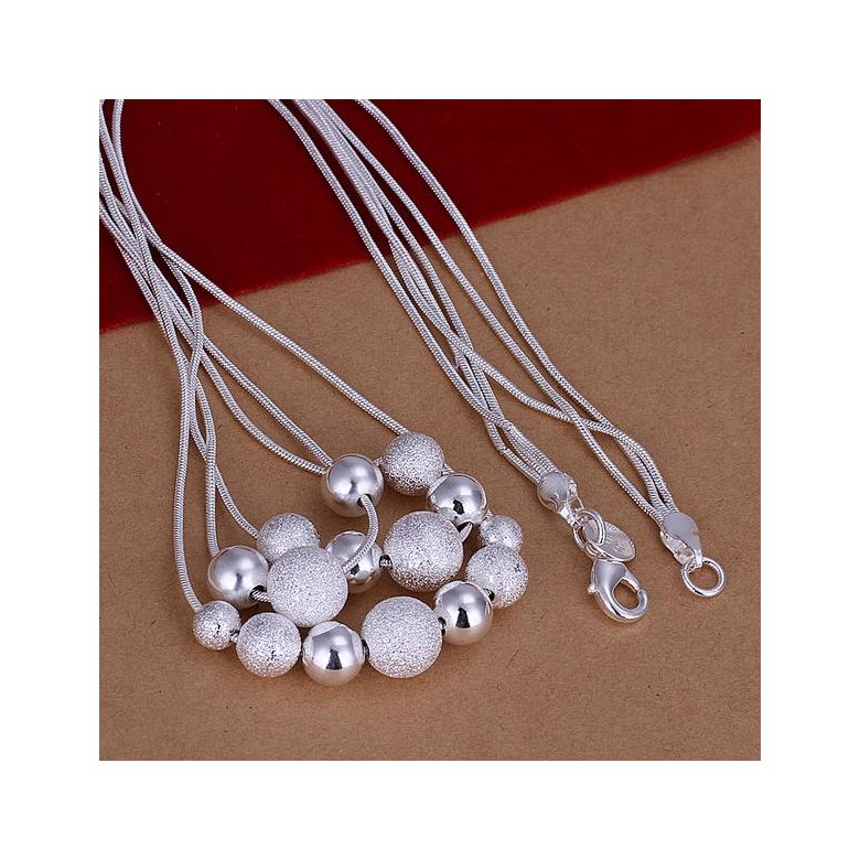 Wholesale Trendy Silver Ball Jewelry Set TGSPJS140 1