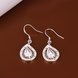 Wholesale Romantic Silver Water Drop Crystal Jewelry Set TGSPJS342 1 small