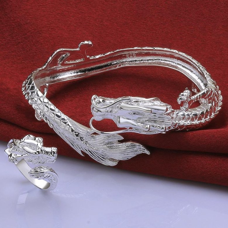 Wholesale Classic Silver Animal Jewelry Set TGSPJS293 0