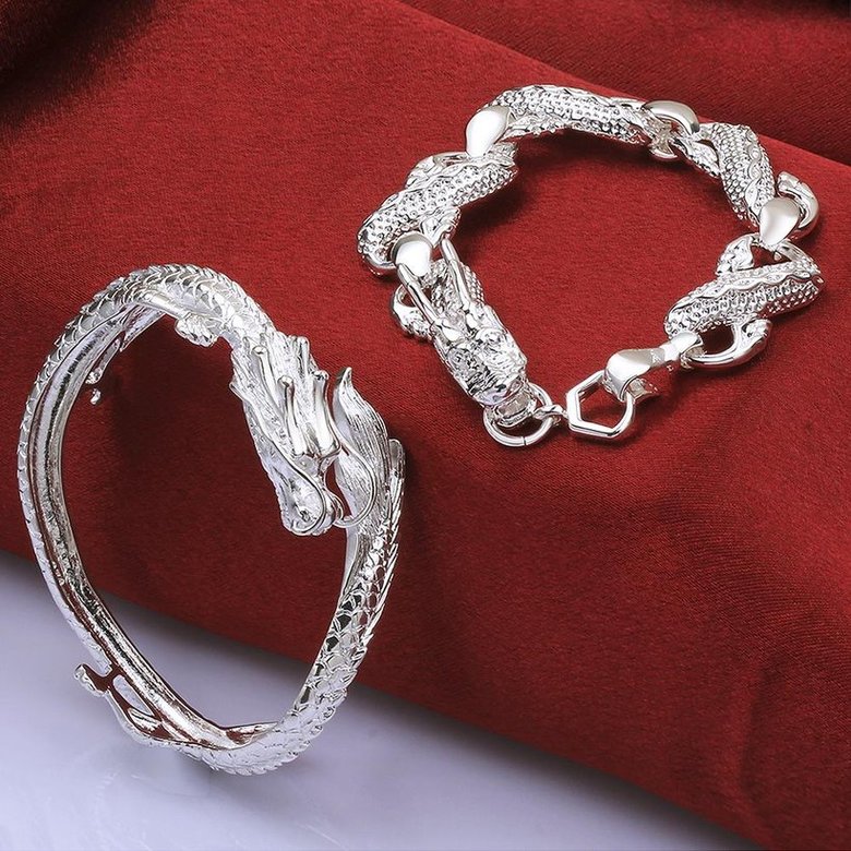 Wholesale Classic Silver Animal Jewelry Set TGSPJS299 0