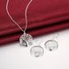 Wholesale Romantic Silver Plant Jewelry Set TGSPJS508 1 small