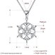 Wholesale Ladies Necklace Creative Snowflake flower Crystal Necklace Pendant Clavicle For Women Fashion Pendant Jewelry Accessories Gift TGGPN402 4 small