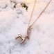 Wholesale Gift Simple Antler Christmas deer animal Necklace Reindeer Horn Stag Cute Bambi Woodland Fawn Necklace Lucky festival jewelry TGGPN478 2 small