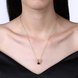 Wholesale Trendy 14k Gold red CZ Necklace Cute Deer Horn Antler Pendant Reindeer Necklace for Women Christmas Gift jewelry TGGPN486 0 small