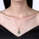 Wholesale Trendy 14k Gold Christmas tree necklace Cross-Border Hot Necklace Jewelry Hot Sale Christmas's gift jewelry  TGGPN500 0 small