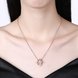 Wholesale Trendy rose gold Christmas AAA zircon Necklace hot sale high quality temperament women necklace jewelry TGGPN511 0 small