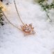 Wholesale Trendy rose gold Christmas AAA zircon Necklace hot sale high quality temperament women necklace jewelry TGGPN511 1 small