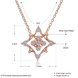 Wholesale Trendy rose gold Christmas AAA zircon Necklace hot sale high quality temperament women necklace jewelry TGGPN511 4 small