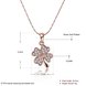 Wholesale Trend Necklace Clavicle Rose Gold Accessories Female Exquisite Zircon Clover Pendant Necklace  TGGPN362 4 small