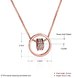Wholesale High Quality Fashion Design Heart Buckle round Chain Necklace for Women AAA Cubic Zircon Temperament Clavicle Chain  Accessories TGGPN396 2 small