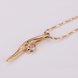 Wholesale Classic fashion delicate Rose Gold CZ Necklace for girl women wedding birthday fine gift jewelry TGGPN471 1 small