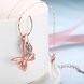 Wholesale Cute Rose Gold Animal Crystal Necklace New Woman Fashion Jewelry High Quality Zircon butterfly Pendant Necklace  TGGPN529 1 small