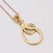 Wholesale Vintage rose Gold Plated Double Loops Zircon Necklace High Quality Women Collarbone Chains The New Listing Fine Jewelry TGGPN066 0 small
