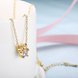Wholesale High Quality Fashion Hot Sell Personality Chain Pendant 24k gold Ladies Charming Zircon Necklaces Jewelry TGGPN159 2 small
