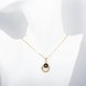 Wholesale Fashion 24K Gold Round Planet Zircon Necklace Pendant Timeless Charm With Distinctive Design For Women Fine Jewelry Gift TGGPN023 4 small