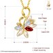 Wholesale Shiny colorful Crystal Swan Necklace Fashion Metal Pendant Necklaces for Women Elegant Charming Opal Christmas Jewelry Gift TGGPN030 1 small