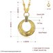 Wholesale Fashion 24K Gold Round Planet Zircon Necklace Pendant Timeless Charm With Distinctive Design For Women Fine Jewelry Gift TGGPN425 0 small