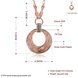 Wholesale Fashion 24K Gold Round Planet Zircon Necklace Pendant Timeless Charm With Distinctive Design For Women Fine Jewelry Gift TGGPN425 3 small