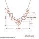 Wholesale Romantic 18K Gold Plated Rhinestone Necklace Flower Pendant Chains Link Necklaces Female Accessories Fashion Jewelry TGGPN430 0 small