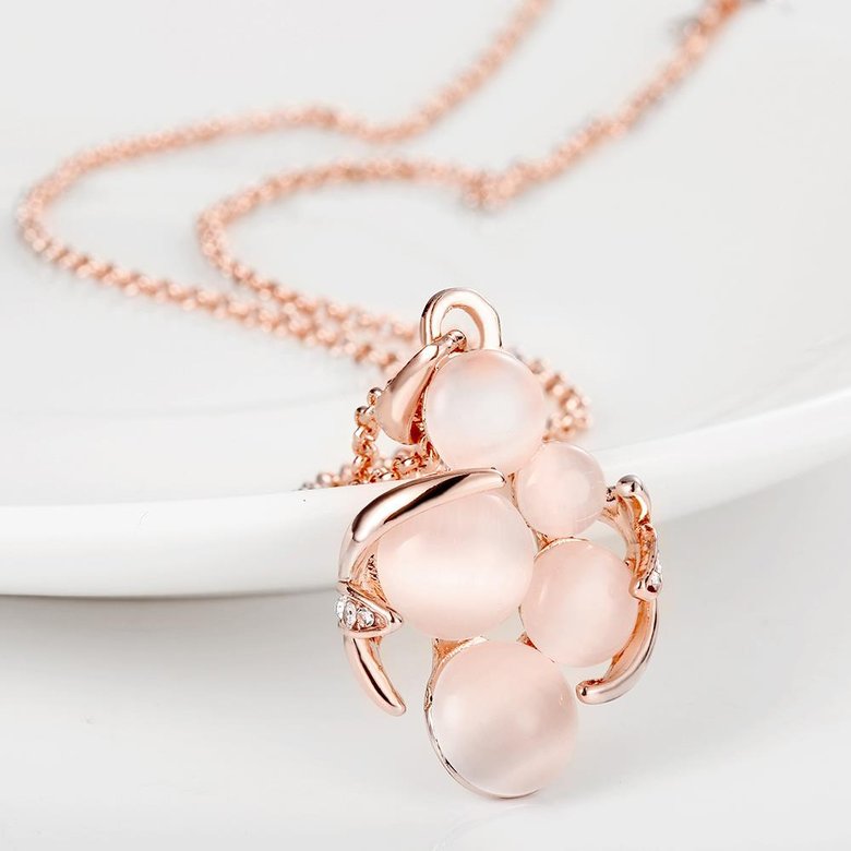 Wholesale Hot sale jewelry from China Luxurious Beige Opal necelace For Women Wedding Party Jewelry Christmas Gifts TGGPN454 2