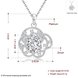 Wholesale Trendy 24K Gold Plated CZ Necklace temperament hollow flower necklace jewerly wholesale from China TGGPN091 3 small