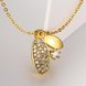 Wholesale Newest unique gold color Necklaces pave Zircon Wedding Pendants Necklace for Women Vintage Jewelry TGGPN142 3 small